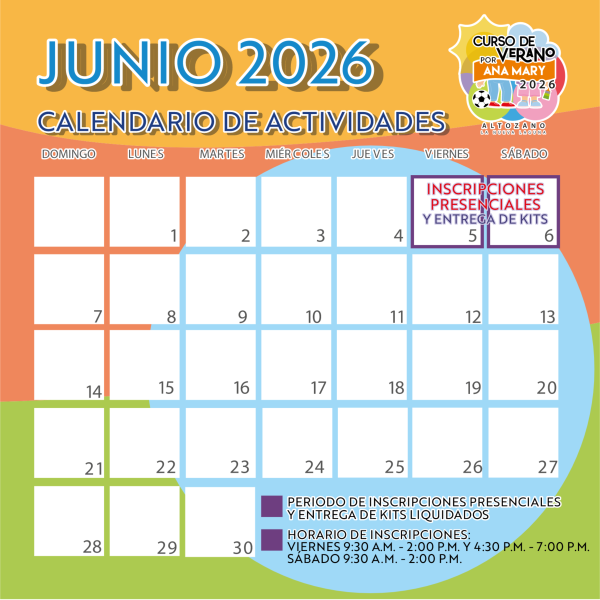 Calendario segundo mes